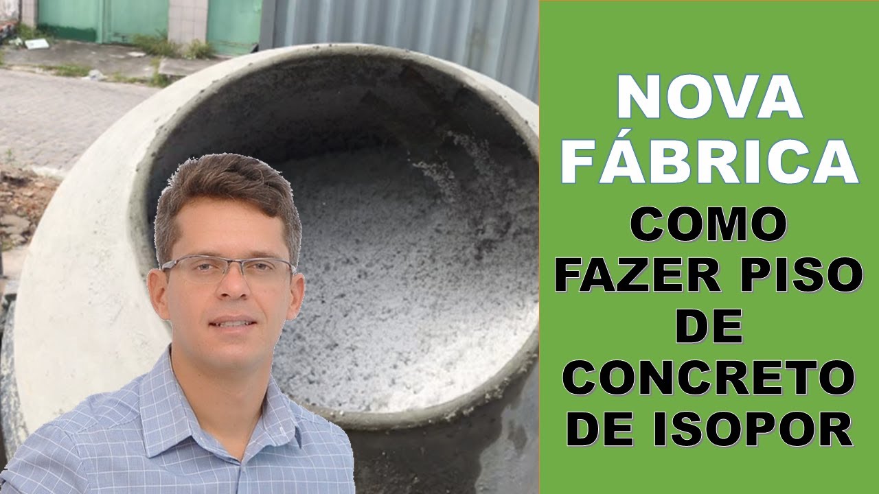 Como regularizar pisos e lajes com concreto de isopor. #NOVAFÁBRICA8