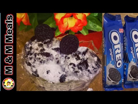 McDonald's McFlurry Ice Cream Recipe By M&M Meals | Homemade Oreo McFlurry recipe |