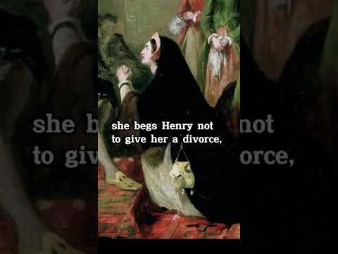 Catherine begs Henry VIII to save their marriage #history #art #shorts