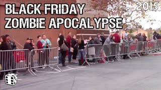 BLACK FRIDAY ZOMBIE APOCALYPSE - | by MARK DICE | Bullhorning Shoppers on Thanksgiving 2015
