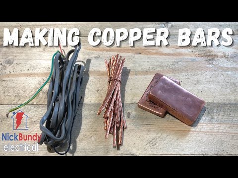 Copper Wire into Copper Bars/Ingots, Electrician