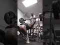 Incline Bench Press 320 lbs × 2 reps