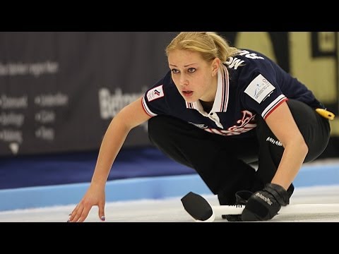 CURLING: AUT-RUS WCF World Mixed Doubles Chp 2014 - Group A