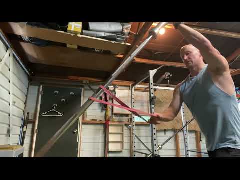 Landmine push pull for surf ski or kayak