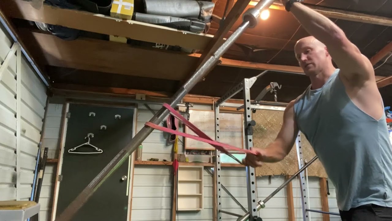 Landmine push pull for surf ski or kayak