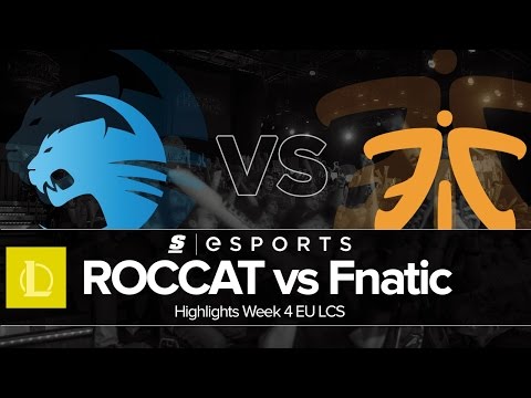 Highlights: ROC vs FNC (EU LCS Summer W4D2 Full Series)