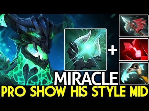 MIRACLE [Outworld Devourer] Pro Show His Style Ouplays Mid 7.24 Dota 2