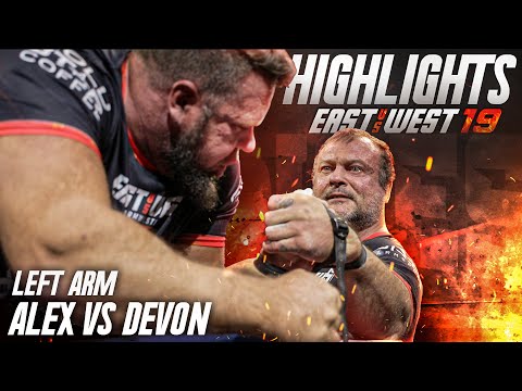 East vs West 19 HIGHLIGHTS | Alex Kurdecha vs Devon Larratt LEFT-HANDED