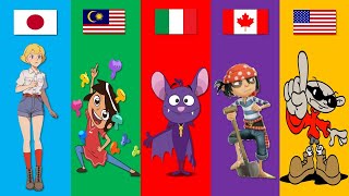 Cartoons From Different Countries | Pt.51