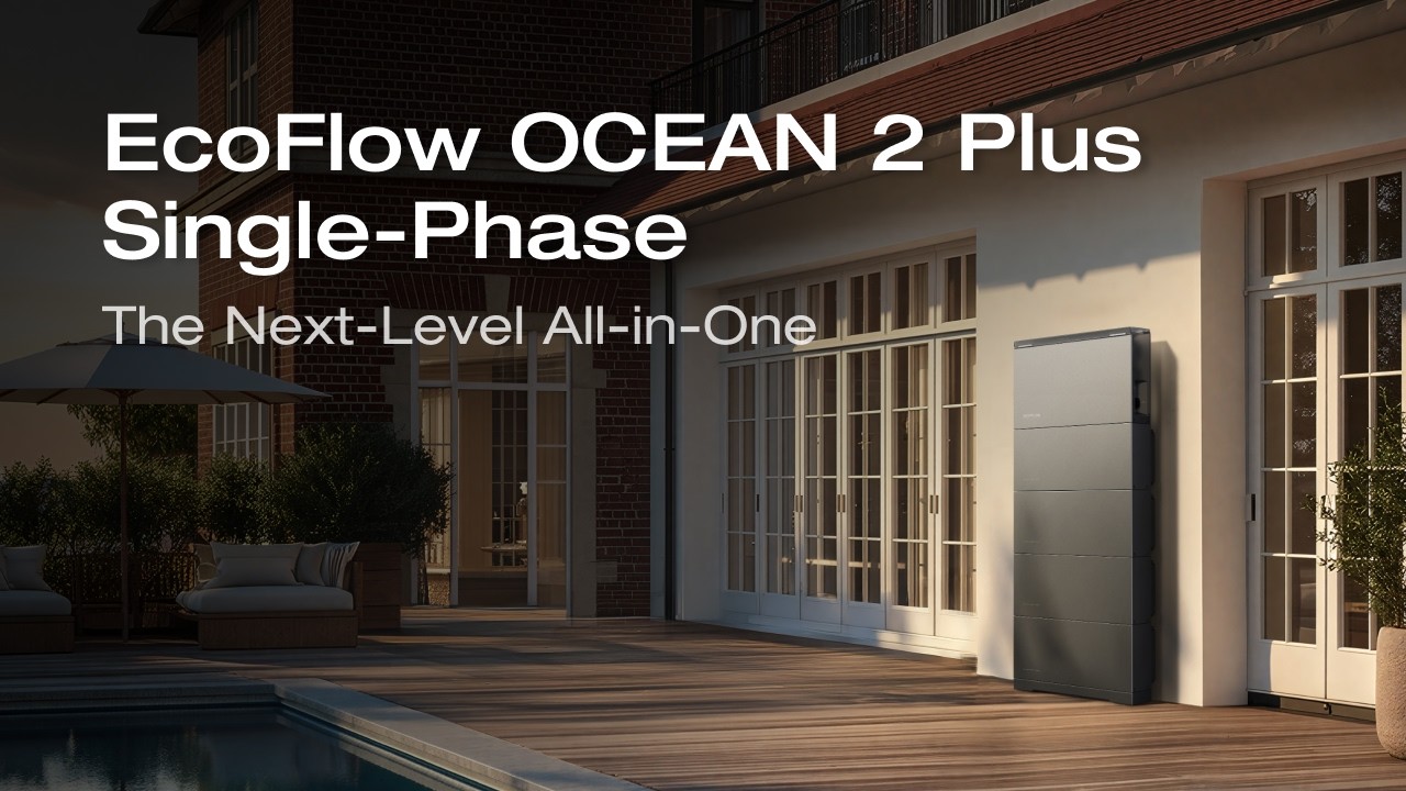 EcoFlow OCEAN 2 Plus Single-Phase all-in-one home battery video