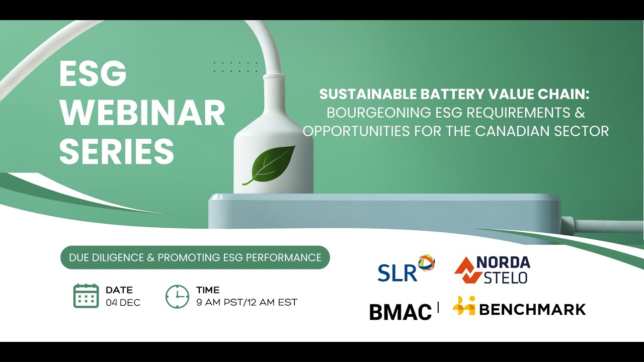 ESG Webinar Series: Battery Regulations and Producer Responsibility