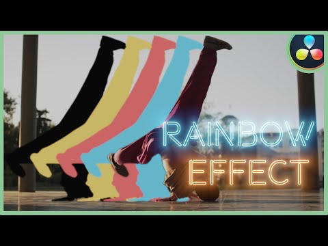 How To Make The Rainbow Freeze Effect | DaVinci Resolve 17 |