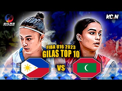 Gilas U16 vs Maldives Highlights | FIBA U16 Women's Asian Championship 2023