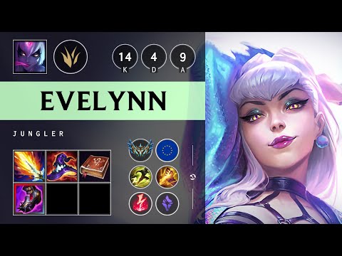 Evelynn Jungle vs Taliyah - EUW Challenger Patch 25.04