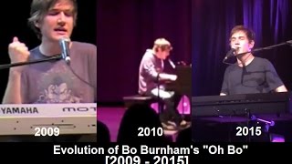 Evolution of Bo Burnham&#39;s &quot;Oh Bo&quot; [2009 - 2015]