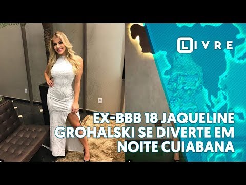 Ex-BBB 18 se diverte em noite cuiabana