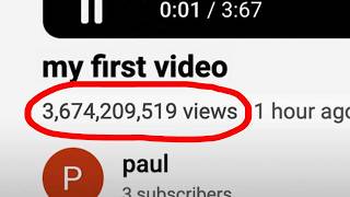 When a Youtuber buys views