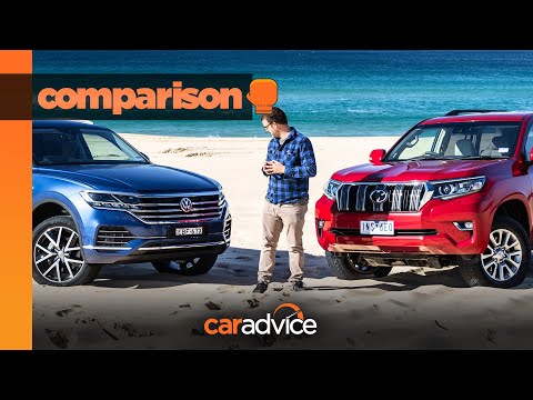 2019 Volkswagen Touareg v Toyota LandCruiser Prado comparison