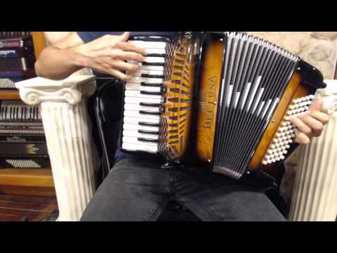 BELTSTUII2660SB - Sunburst Beltuna Studio II Piano Accordion MM 26 60 $3299