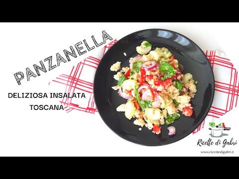 PANZANELLA RICETTA Toscana per RICICLARE PANE RAFFERMO Facile e deliziosa! - RICETTE DI GABRI