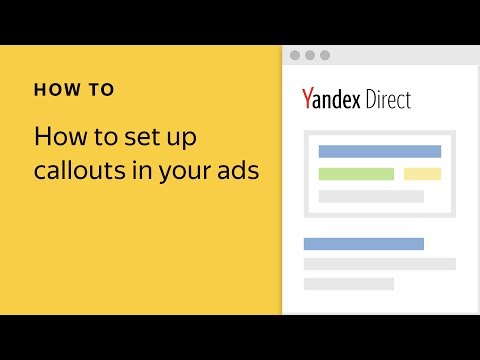 How to set up callouts in your ads