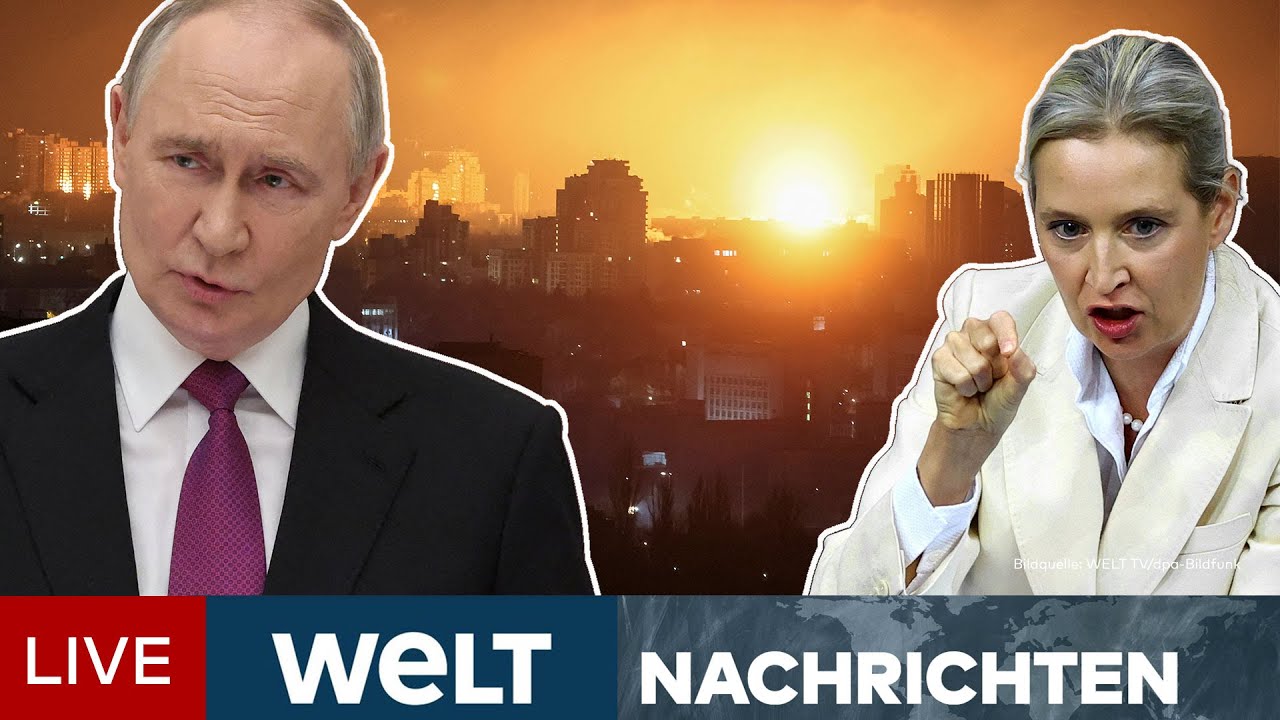 PUTINS KRIEG: Massive Luftangriffe auf Kiew ‒ Zerbricht AfD an Umgang mit Russland? | LIVESTREAM
