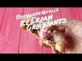 How To Make Raspberry Nutella Ice Cream Croissants Recipe