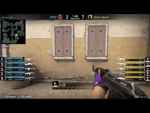 CS:GO POV Demo Liquid Stewie2K (27/14) vs ENCE (de_dust2)