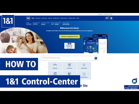 Das 1&1 Control-Center: Ihr persönlicher Kundenbereich