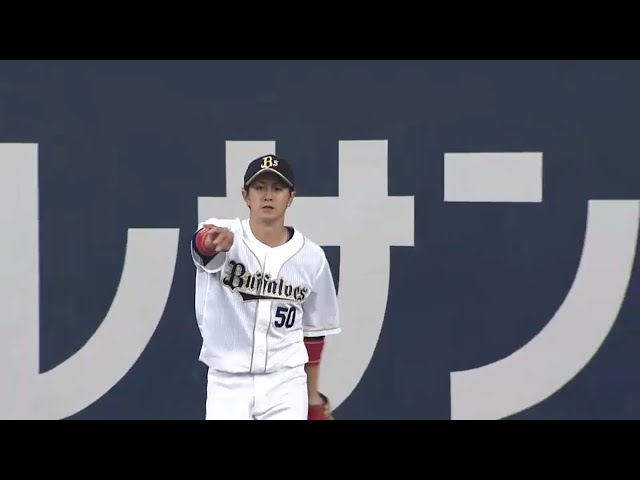 【7回表】落下地点まで迷い無し!! バファローズ・小田の「イケてる」打球判断 2016/4/14 Bs-F