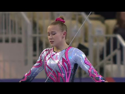 Viktoria Listunova crying after her Comeback routine on Uneven Bars - Russian nationals 2025 Day 1