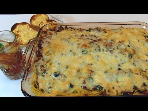 Betty's Layered Spaghetti Casserole