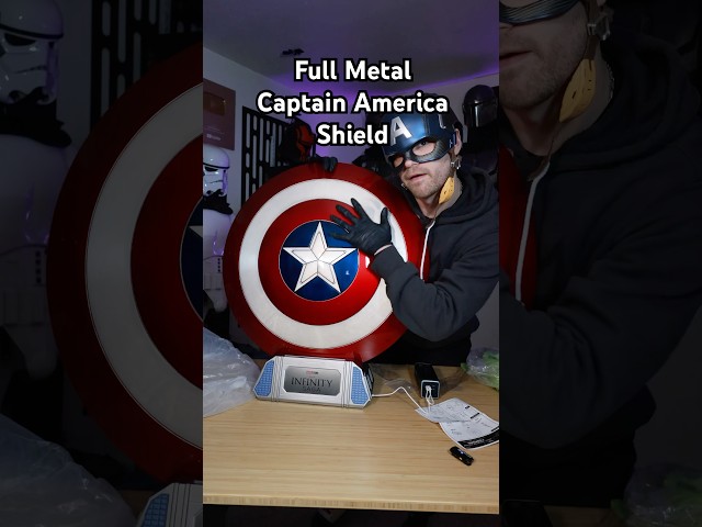 Vídeo relacionado con Marvel Camiseta de Manga Larga Captain America Comic Shield para Hombre, Negra, Talla XXL del Reino Unido