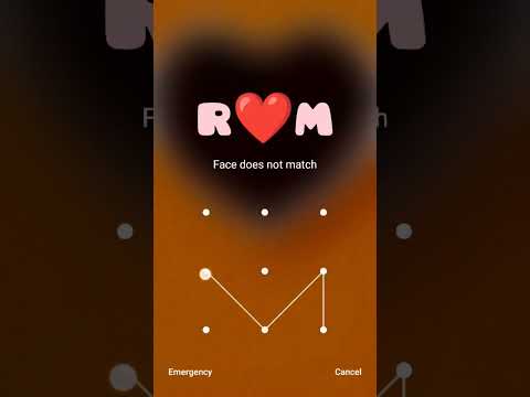 R love M pattern lock ❣️ || R❤M Phone lock || Love status #status
