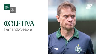 🎙️ COLETIVA | Coritiba 2x0 Cianorte | Entrevista com o técnico Fernando Seabra.