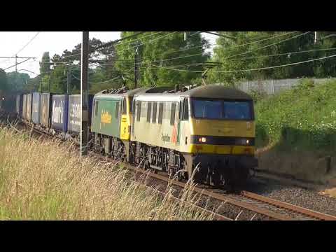 90047/90041 4m49 Coatbridge - Crewe, Sun. 10th June 2018
