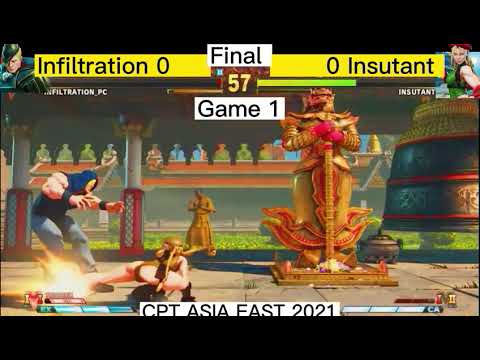 SFV NL (Cammy) vs. Infiltration (Ed) - Grand Final - Capcom Pro Tour 2021 Asia East 1