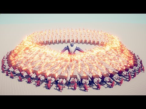 58x HWACHA vs UNITS - Totally Accurate Battle Simulator TABS