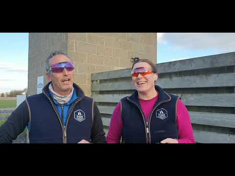 English Skeet Range At Orston Shooting Ground Nottingham