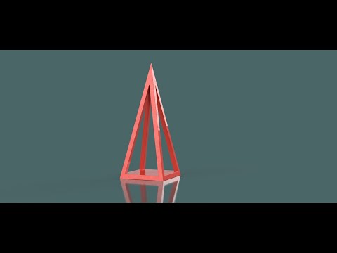 simple pyramid in fusion360