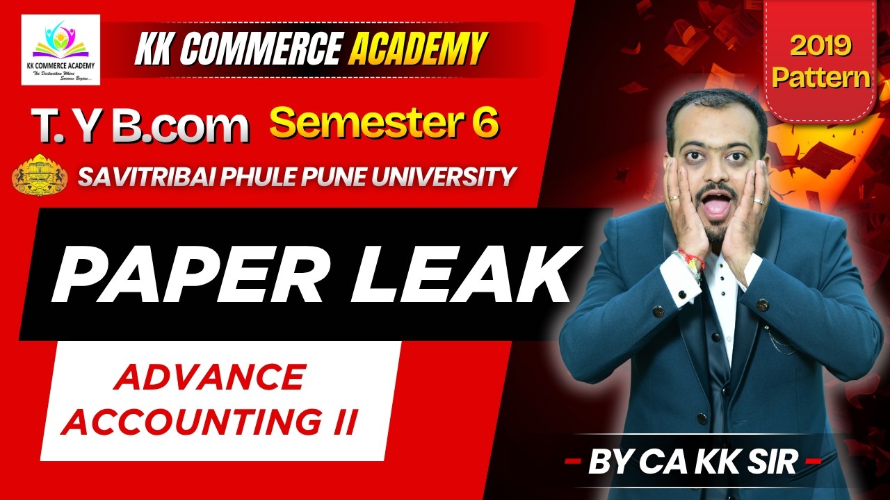 Advanced Accounting 2 | TY BCom | Paper Leak Series | Most Important Questions 2026 🔥Question Bank