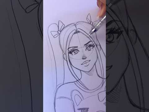 drawing Mira from kpop demon hunters ✨#shorts