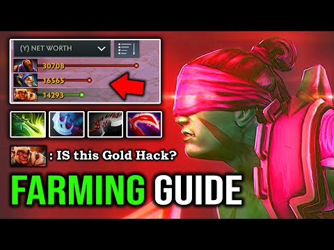 TRULY FARMING MACHINE 1 Man Carry 2x Warlord Net Worth Aggressive 9K Art of Anti Mage DotA 2