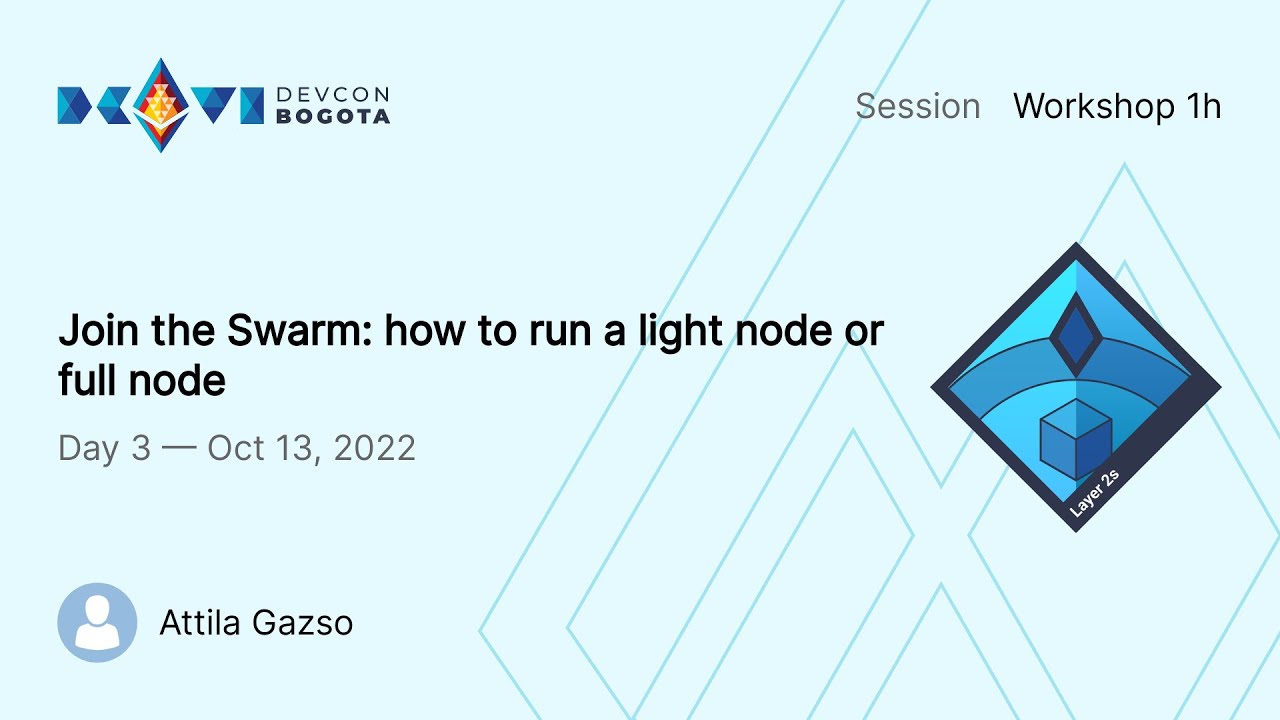 Join the Swarm: how to run a light node or full node preview