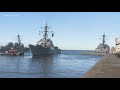 USS Ross departs Norfolk with 300 sailors for carrier strike group deployment