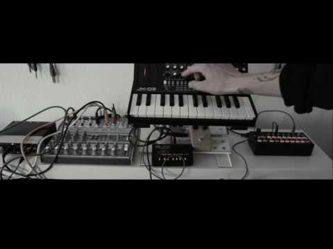 Roland JX-03 & Korg SQ-1