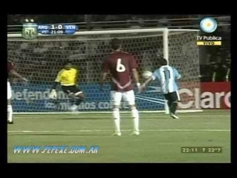 (2011) Argentina 4-1 Venezuela || 1° gol Cristian POCHI Chavez