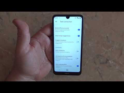 NOKIA how to disable suggestion strip and auto correct on anz android one smartphone