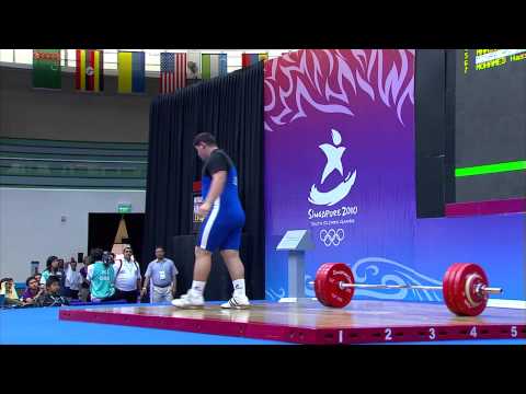 Men's Weightlifting Over 85Kg Final - Singapore 2010 Youth Games