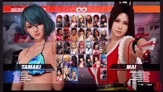 Dead Or Alive 6 - All Characters + DLC (Tamaki) *Updated* [1080p 60fps]
